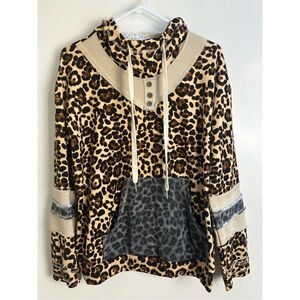 POL Size S animal print hoodie
